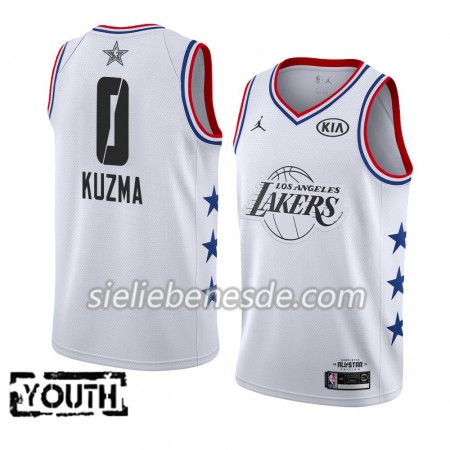 Kinder NBA Los Angeles Lakers Trikot Kyle Kuzma 0 2019 All-Star Jordan Brand Weiß Swingman